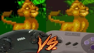 Sega Genesis Vs Super Nintendo - The Lion King