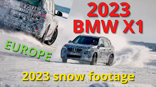 BMW X1 2023 SNOW footage #automotortec