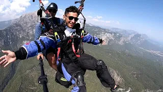 Paragliding with Pablo from Tahtali Mountain, Kemer, Turkey. Escape Adventures. 2020