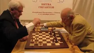 Viktor Korchnoi (age 78) vs Boris Spassky (age 72) | 2009