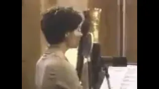 Ethereal vocalist, Sissel, recording the ‘Titanic’ soundtrack in 1997