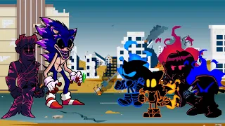 Familiar Finale Ft. Xenophanes, Corrupted Daddy Dearest, Sonic, Tails, BF And GF