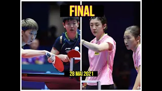 Sun Yingsha Wang Manyu VS Liu Shiwen Chen Meng