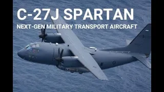 C-27J SPARTAN NEXT-GENERATION MILITARY TRANSPORT AIRCRAFT #C27J #Spartan #Italy #Leonardo