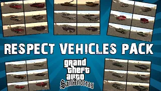 Обзор на пак транспорта RESPECT VEHICLES PACK для GTA SAN ANDREAS