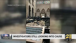 Investigators looking into cause of Notre Dame fire