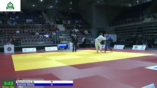 70 kg Храмойкина Д Саитова Э 24 11 2018 Т4 ПЕРВЕНСТВО РОССИИ по ДЗЮДО, НАЗРАНЬ 2018