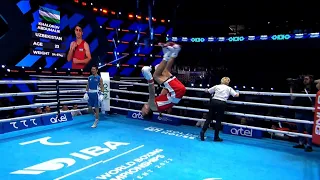 SF (57KG) KHALOKOV ABDUMALIK (UZB) vs SEIITBEK UULU MUNARBEK (KGZ) | IBA World Championships 2023