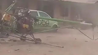 Homemade Helicopter Flying