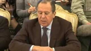 МИД России С.В.Лаврова в ходе переговоров с МИД Государства Палестина  Р.Малики