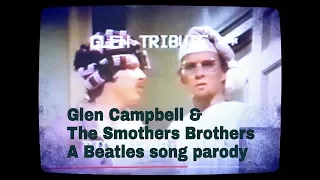 Glen Campbell 1968 The Beatles "She's Leaving Home" skit with The Smothers Brothers & Nancy Sinatra