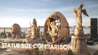 TALLEST STATUE Size Comparison | 3D