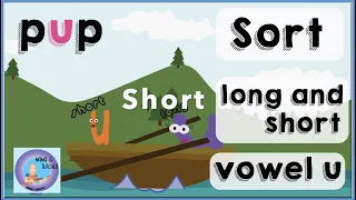 Sort the Long u and Short u Objects | Long Vowels | Short Vowels | Phonics Reading Skills