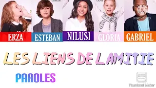 Les liens de l'amitié - Kids United - Paroles