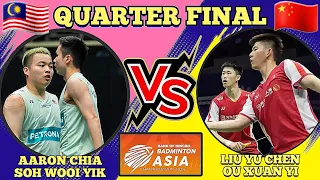 (QF)🇲🇾AARON CHIA-SOH WOOI YIK 🆚️ 🇨🇳LIU YU CHEN-OU XUAN YI🔥😱‼️AARON-SOH ON FIRE🔥🫡‼️#bac2024