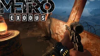 Снайпер на кране и Корабль бандитов! METRO Exodus Прохождение #10 Метро 2019