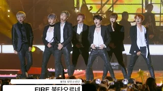 방탄소년단[4K 직캠]불타오르네 FIRE@20161018 Rock Music