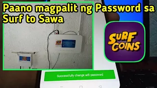 Paano magpalit ng password sa Surf2Sawa | S2S WiFi Network Password Change | SurfCoins App