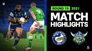 Eels v Raiders Match Highlights | Round 19, 2021 | Telstra Premiership | NRL