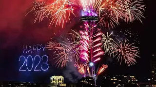 Space Needle #Seattle New Year Countdown and Grand Fireworks Display #Washington