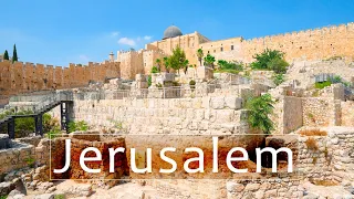 JERUSALEM. Walk Between the Mount of Olives and The Golden Gate