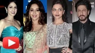 Madhuri Dixit, Sridevi, Shahrukh Khan Deepika On The IIFA Green Carpet #IIFA2013