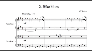 C. Norton - 2. Bike blues - Microjazz Piano duets collection 1 (score)