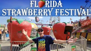 Florida Strawberry Festival 2023 - Our First Time Experience of fun, food and Festivities !