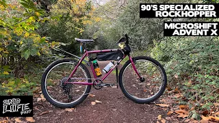 microSHIFT Advent X  On A 90s Specialized RockHopper