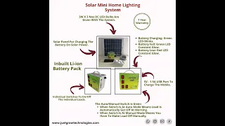 Solar Mini Home Light Kit