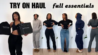 FALL ESSENTIALS WHITEFOX TRY-ON HAUL | TRACKSUITS, DENIM, TOPS