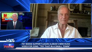 Musician Pat Boone reacts to the Woke Mob attempting to cancel Jason Aldean.