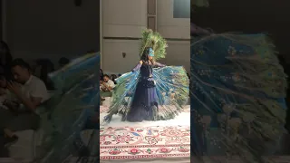 National costume round... Presenting as a Peacock....