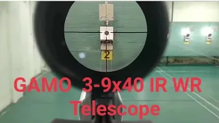 How to Zero Rifle Scope : GAMO 3-9x40 IR WR Telescope with Unboxing