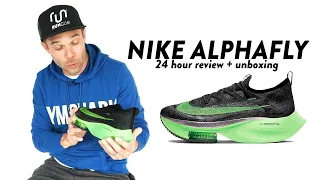 I wore ALPHAFLYS for 24 HOURS STRAIGHT (unboxing + review)