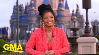 Halle Bailey surprises Disney Dreamers Academy attendees | GMA