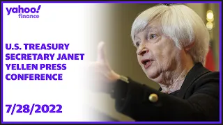 U.S. Treasury Secretary Janet Yellen holds press conference