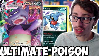 The Ultimate Poison Card! Galarian Slowking VMAX Deck! Chilling Reign PTCGO