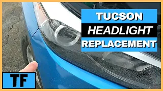 Hyundai Tucson HeadLight (Low Beam) Bulb Replacement (2016-2020) | How To Change (Easy!)