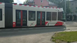 Trams are standing still, Tallinn, July 13, 2021
