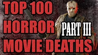 Top 100 Horror Movie Deaths (Part III) #60-#41