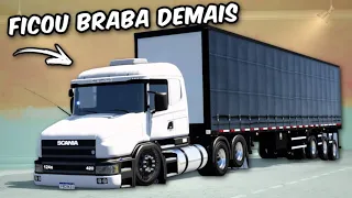 ACHEI A SCANIA 124 DO HORÁRIO PRO ETS2 | COM MODS FREE