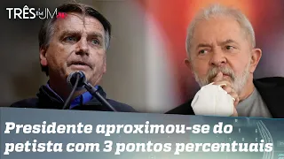 Bolsonaro tem aumento e Lula queda em nova pesquisa eleitoral
