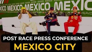 Post Race Press Conference: Mexico City (video)
