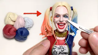 Harley Quinn in Suicide Squad (Margot Robbie) clay sculpture, the handmade process【Clay Artisan JAY】