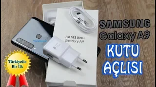 Türkiye'de ilk!!! 4 Kameralı Samsung Galaxy A9 kutu açılışı