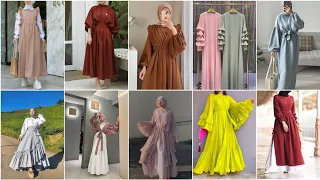 2023 Summer Long dresses with hijab to make you look effortlessly classy and decent abaya design