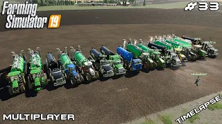 Spreading 1.6 million of slurry | Lone Oak Farm 19 | Multiplayer Farming Simulator 19 | Episode 33