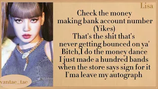 Lisa (Blackpink) 'Money' song easy lyrics