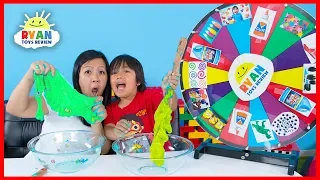 Mystery Wheel of Slime Challenge!!!!